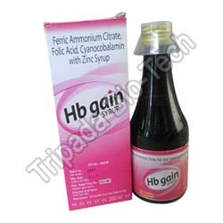 Manufacturers Exporters and Wholesale Suppliers of HB Gain Syrup Ahmedabad Gujarat
